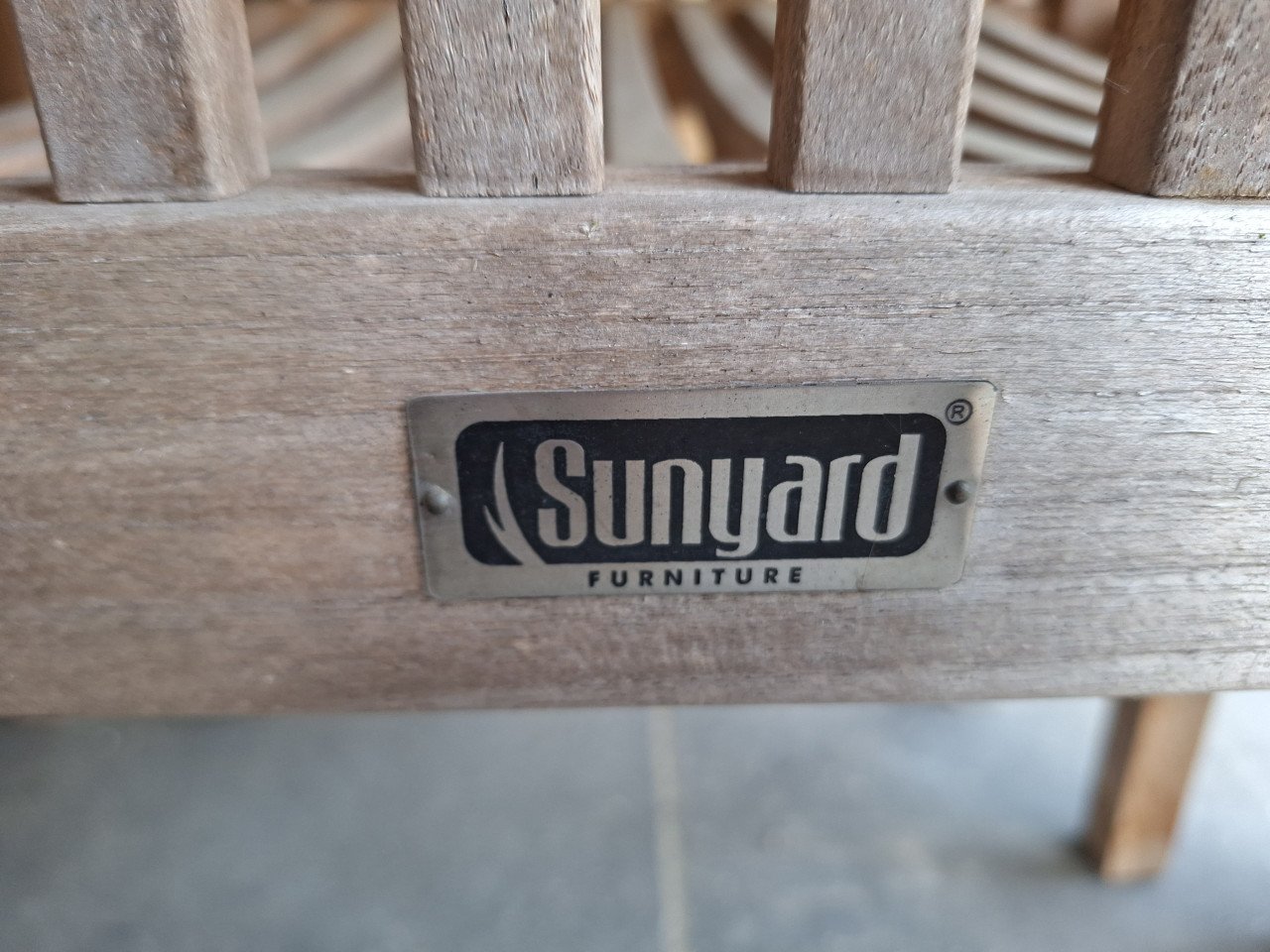 Teakhouten tuinset