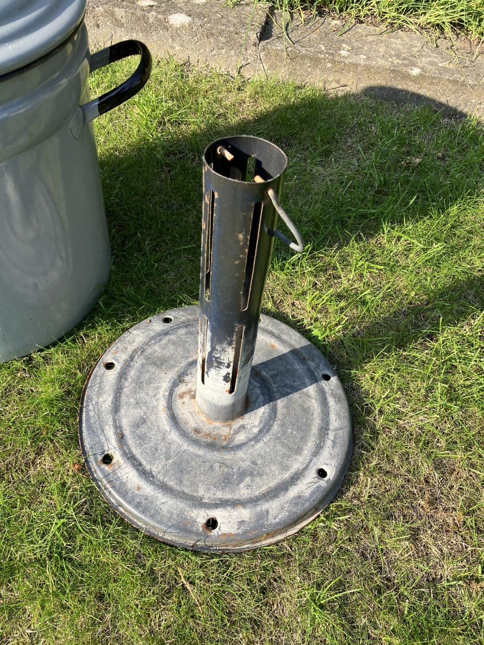 Emaille stomer – middelgrote steriliseerketel 32cm