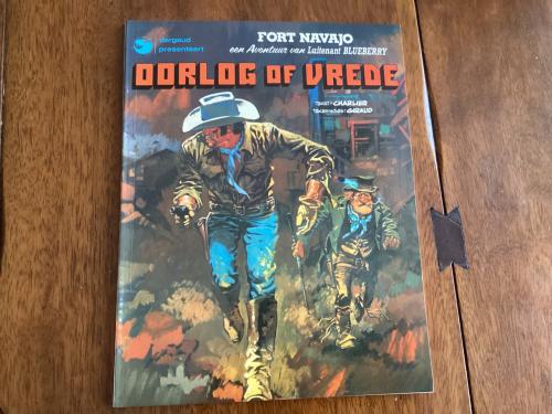 Luitenant Bleuberry.  Fort Navajo.  Oorlog of vrede.  Tekst: Charlier.
