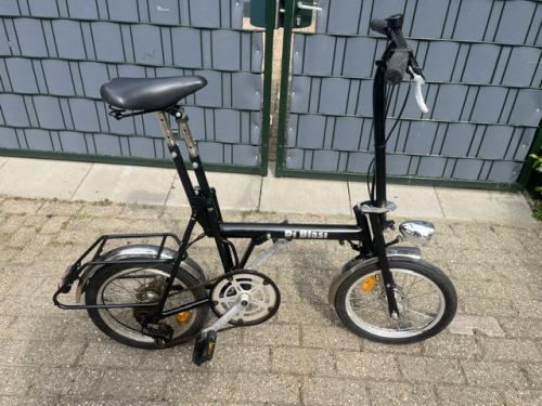Vouwfiets Di Blasi Zwart 16inch wielen