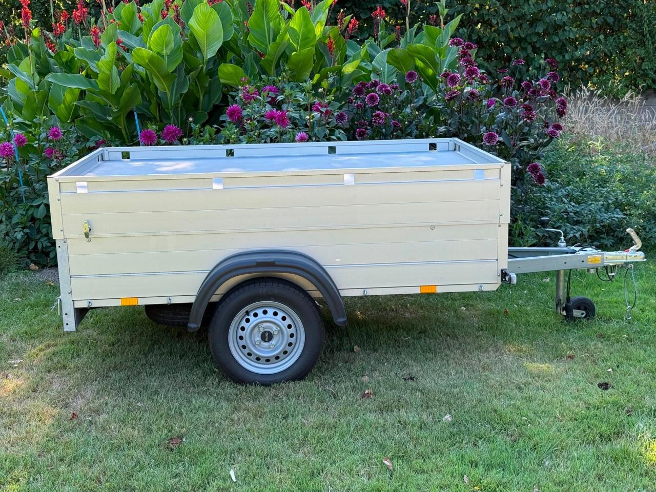 Anssems GT750 bagagewagen | 211 × 126 × 48 cm Incl disselslot & reservewiel
