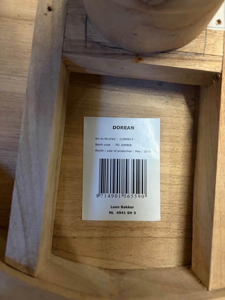Houten bijzettafel