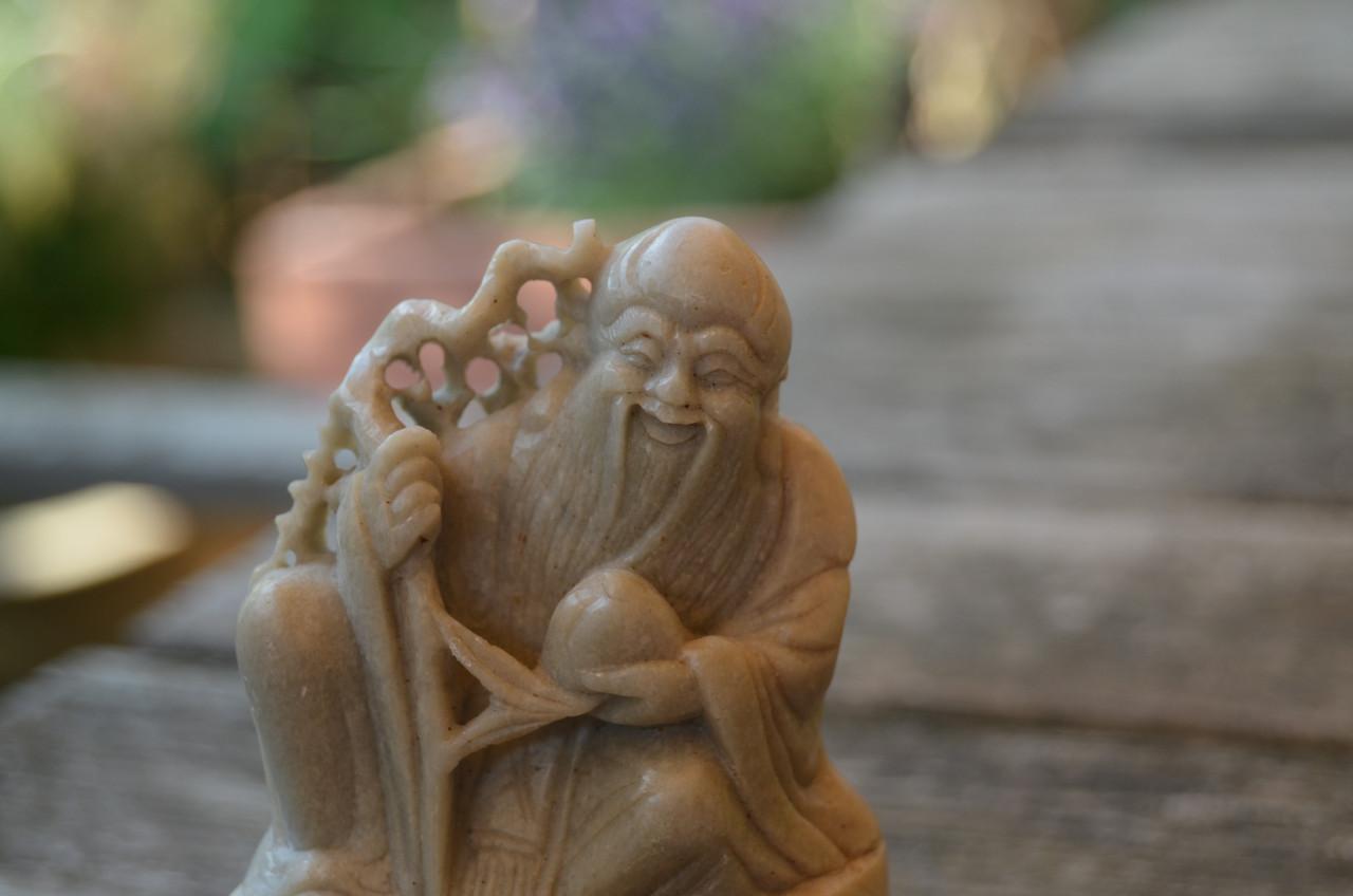 Chinees spekstenen (soapstone) zegel, Shou Xing