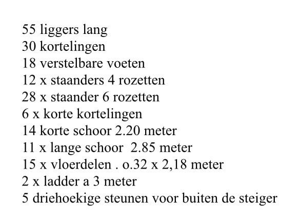 Layher steiger te koop