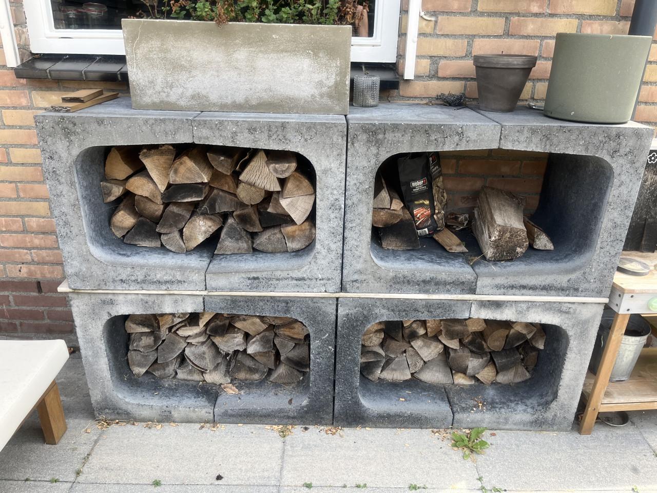 Betonnen U elementen