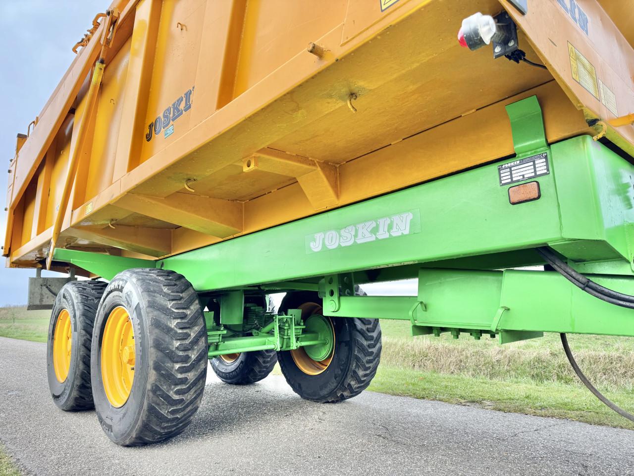 Joskin 10 tons landbouwkipper Bak inhoud: 13,54 m3