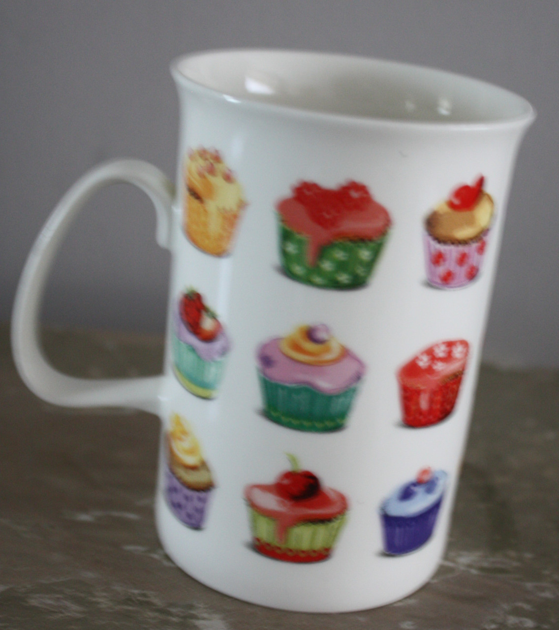 Mok met cupcake print