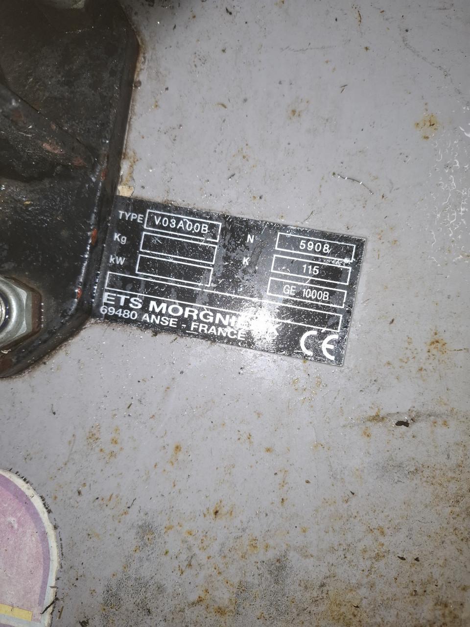 Weide bloter minitractor