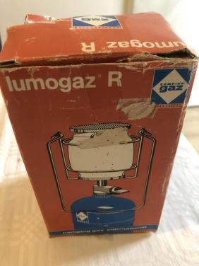 Lumogaz camping lamp