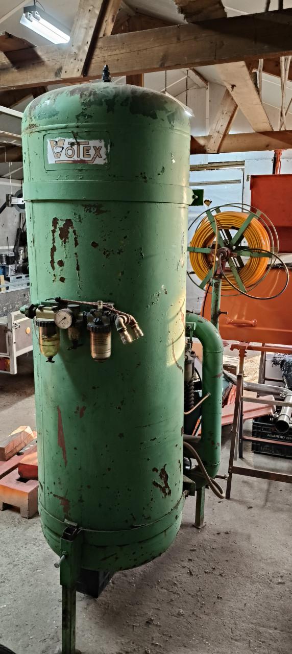 Luchtcompressor aftakas aangedreven