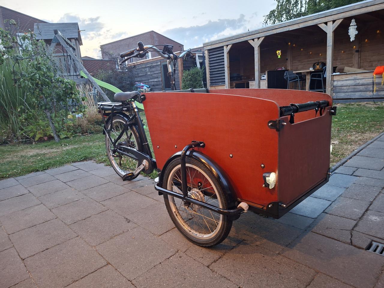 Te koop elektrische babboe big bakfiets.