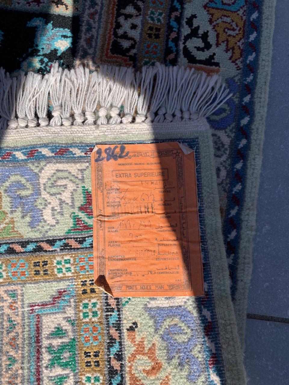 ✨Onwijs Leuk Handgeknoopt Vintage Vloerkleed uit Marokko✨