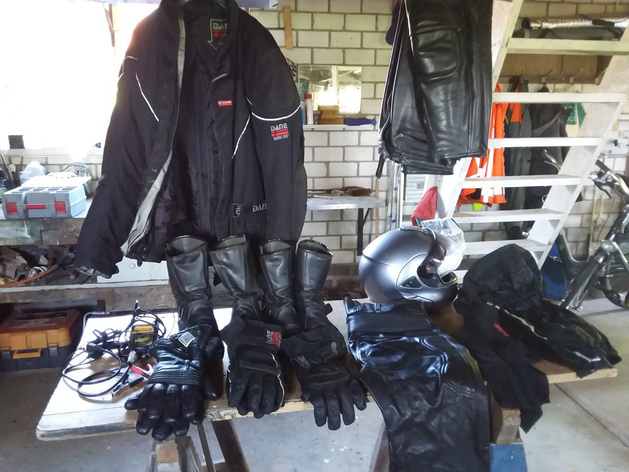 Div. Motorkleding en helm