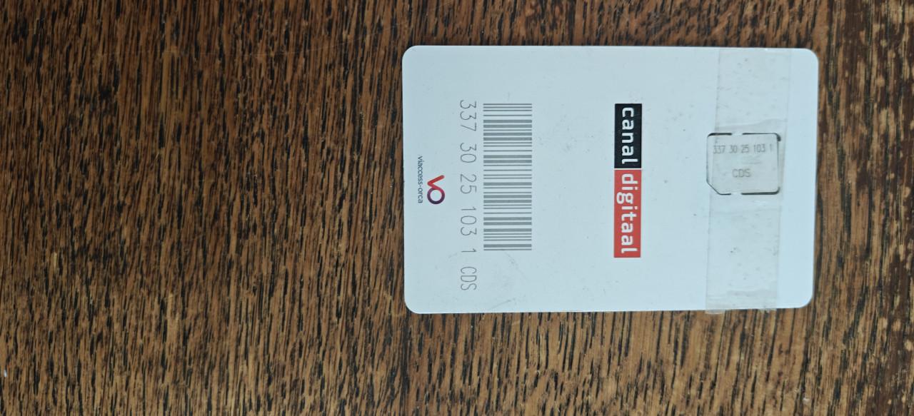 Te koop kaart canal digitaal