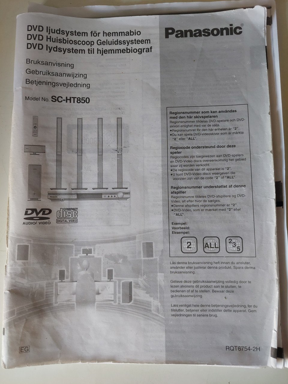 Te koop mooi home cinema set
