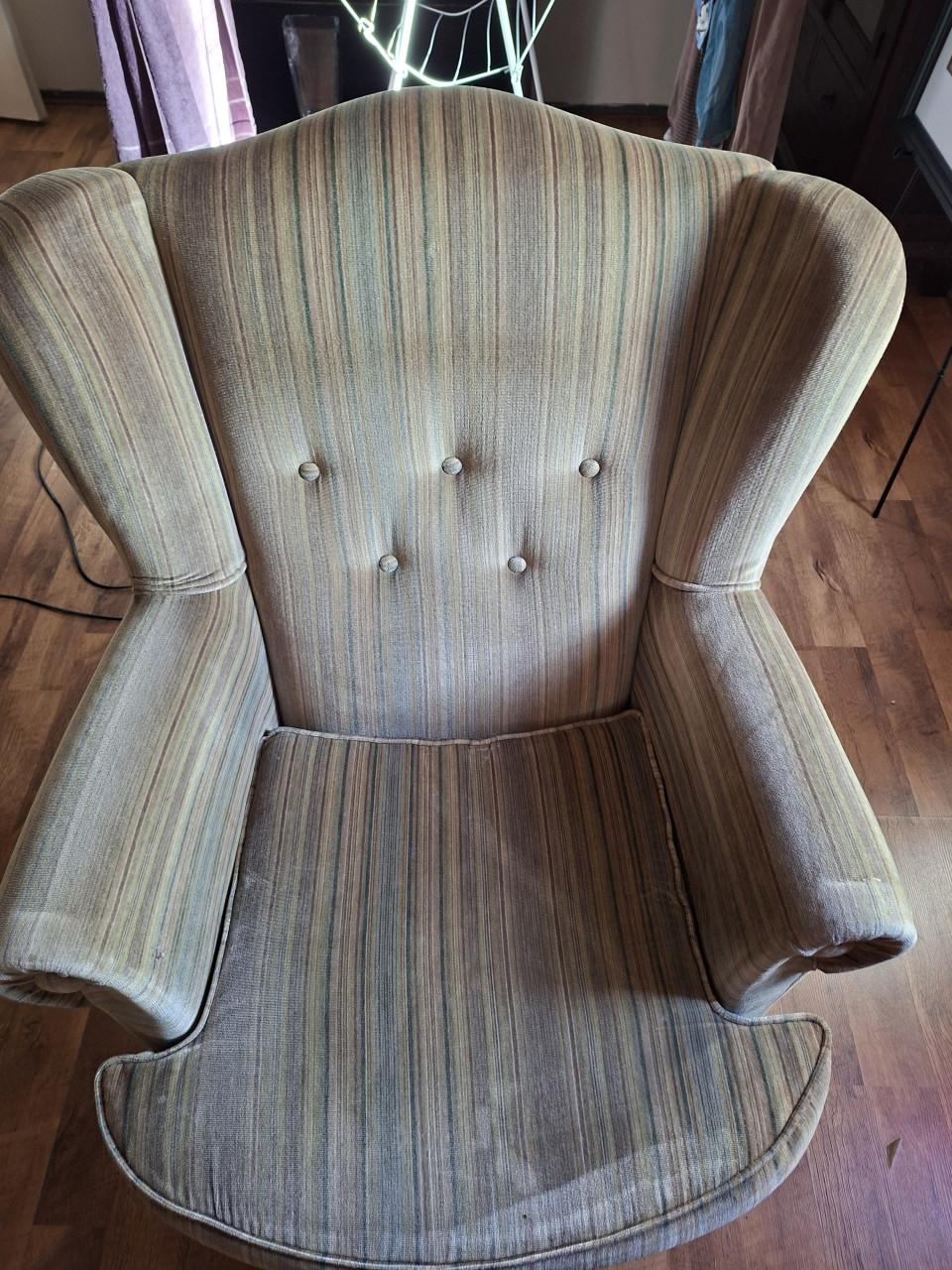 Meubel, leunstoel, bank,