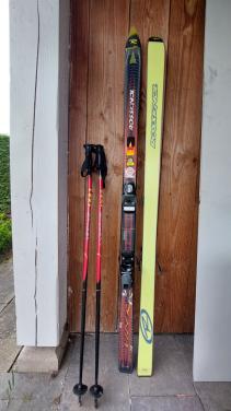 Ski's Rossignol 168cm incl.stokken