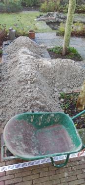 Zand voor bestrating, gratis op te halen