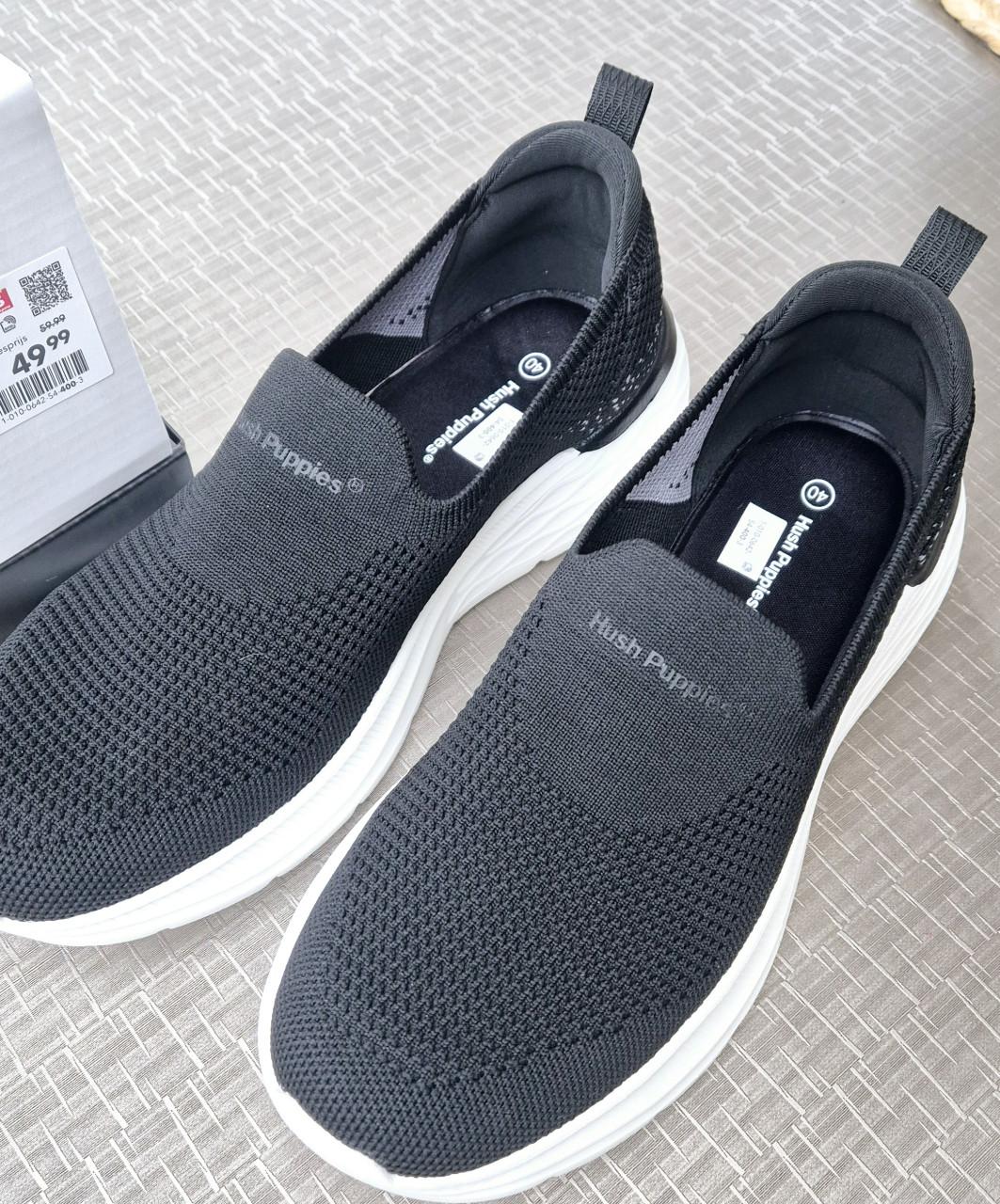 Sneaker dames hush puppies zwart maat 40