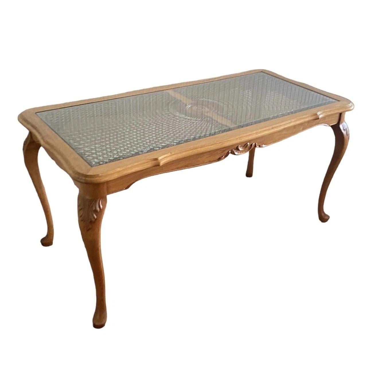 Vintage webbing coffee table salontafel