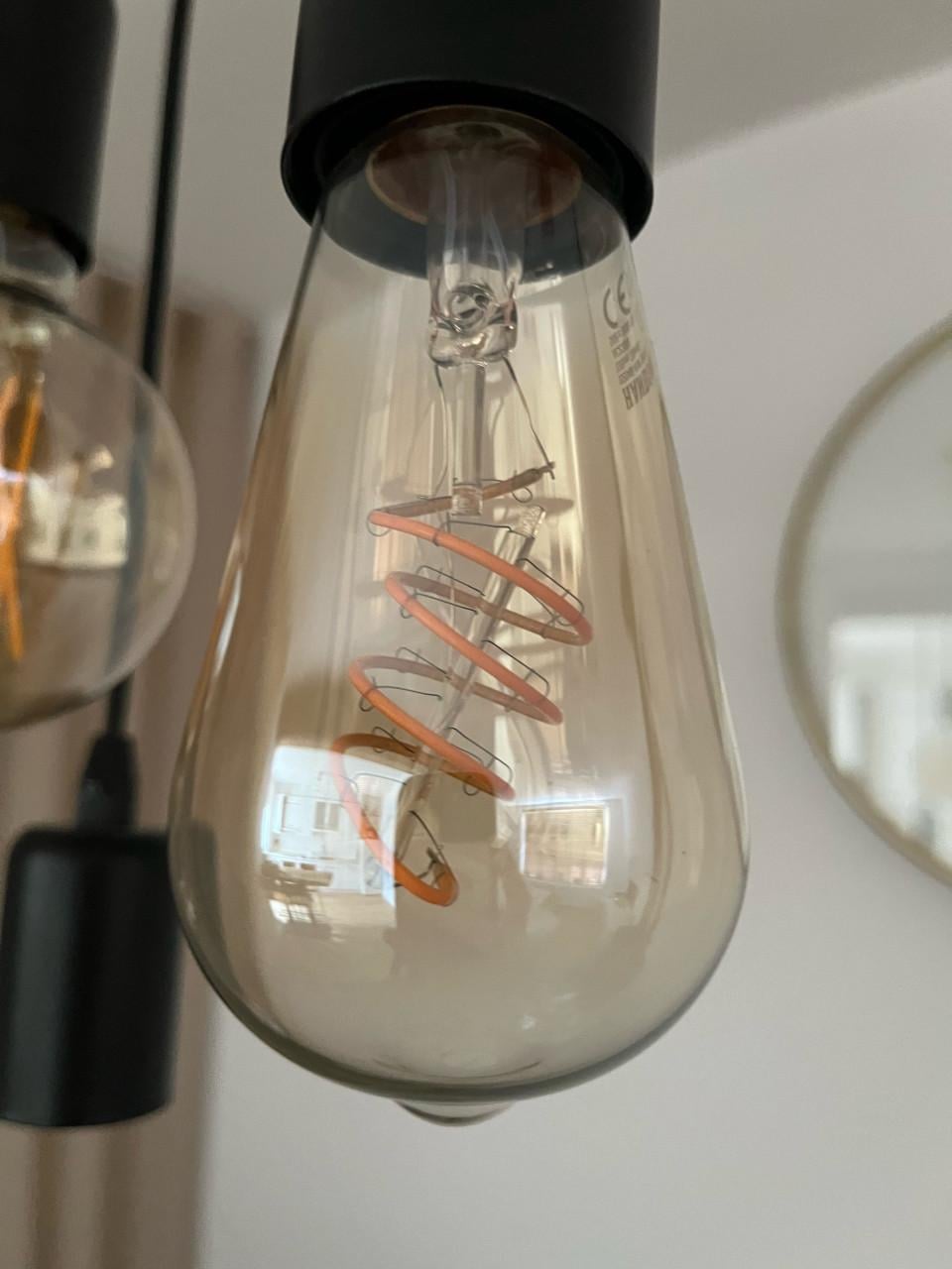 Hanglamp te koop Leroy Merlin incl. gloeilampen