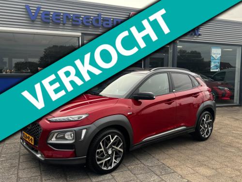 Hyundai Kona 1.6 gdi hev premium two tone, leer, camera, head up display en