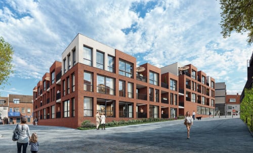 Nieuwbouwappartement, 2slaapkamers, balkon, parkeerplaats-Centrum Terneuzen