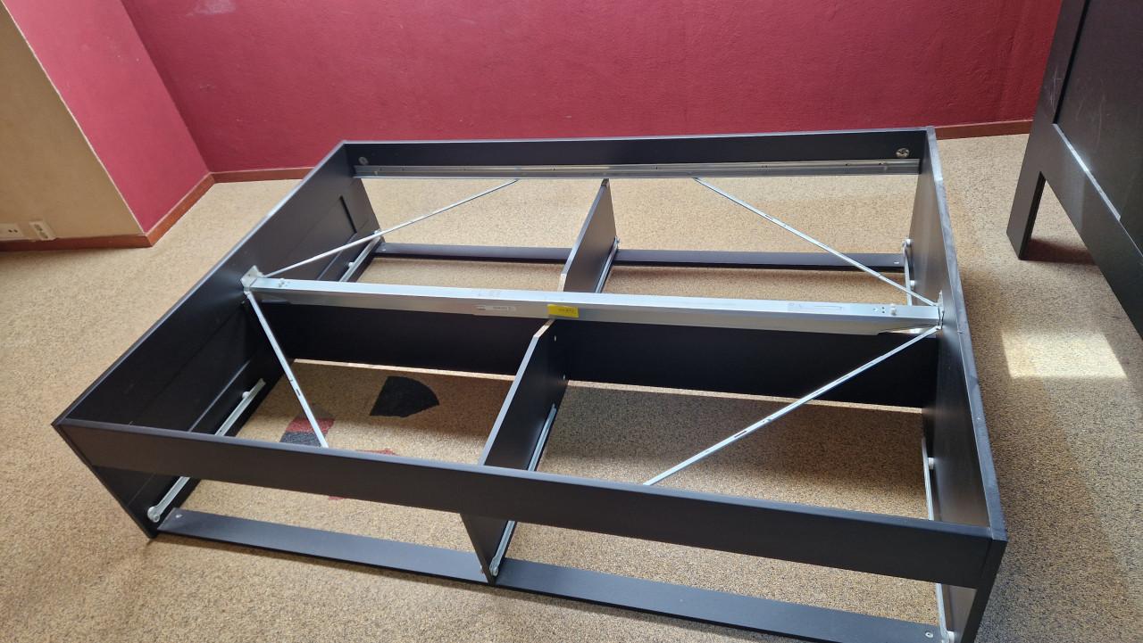 Ikea Brimnes bed 140x200 zwart