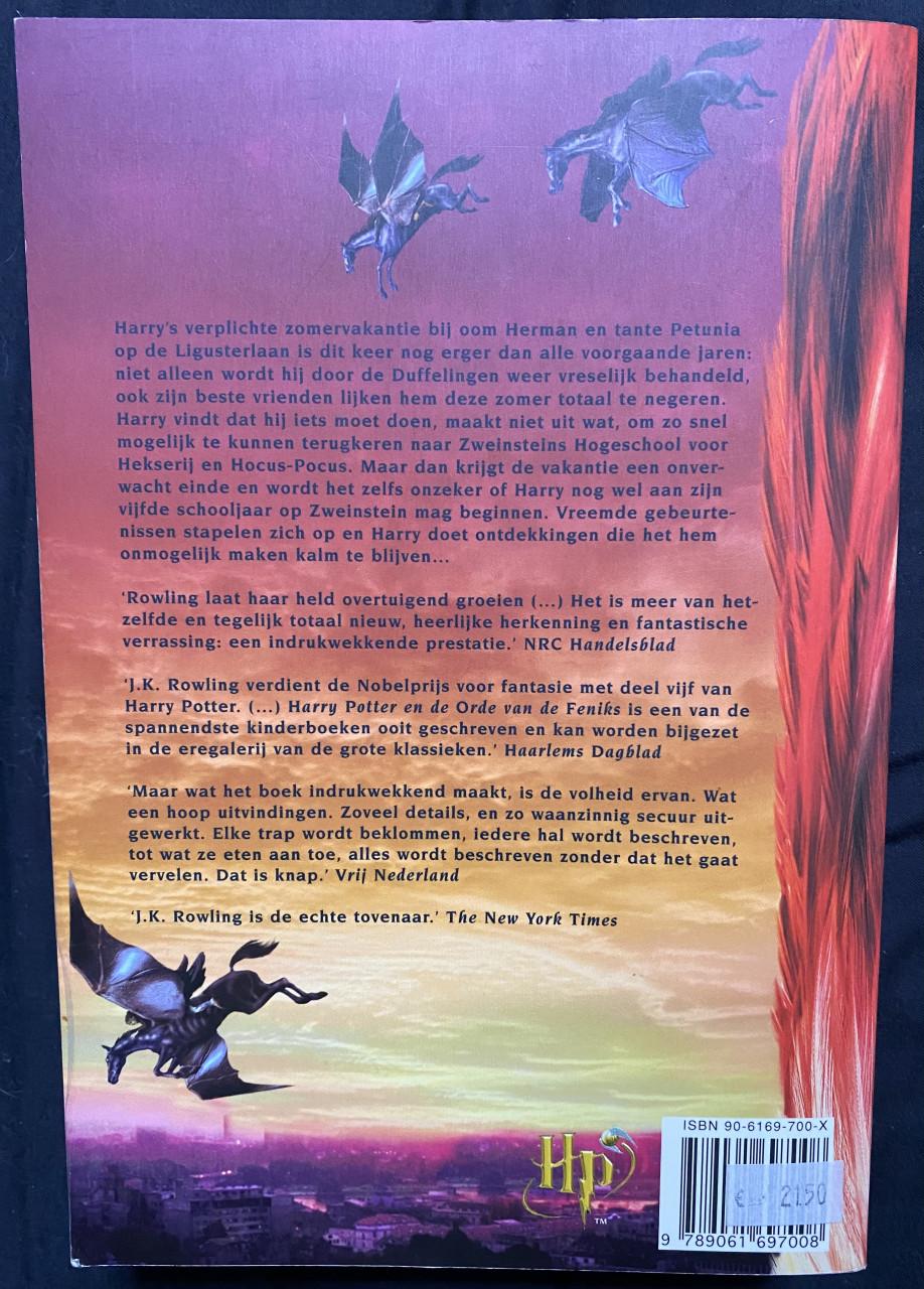 Harry potter boek