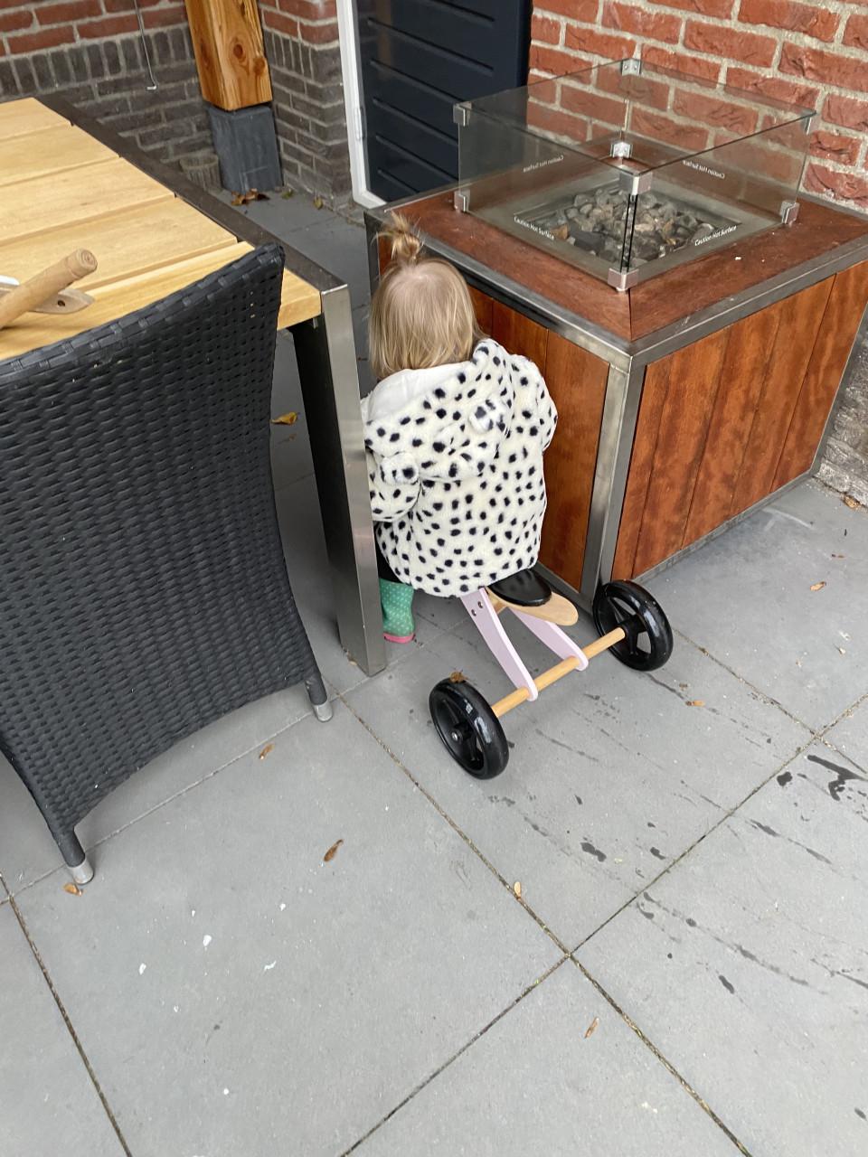 Loop 3 wieler om te bouwen tot 2 wieler