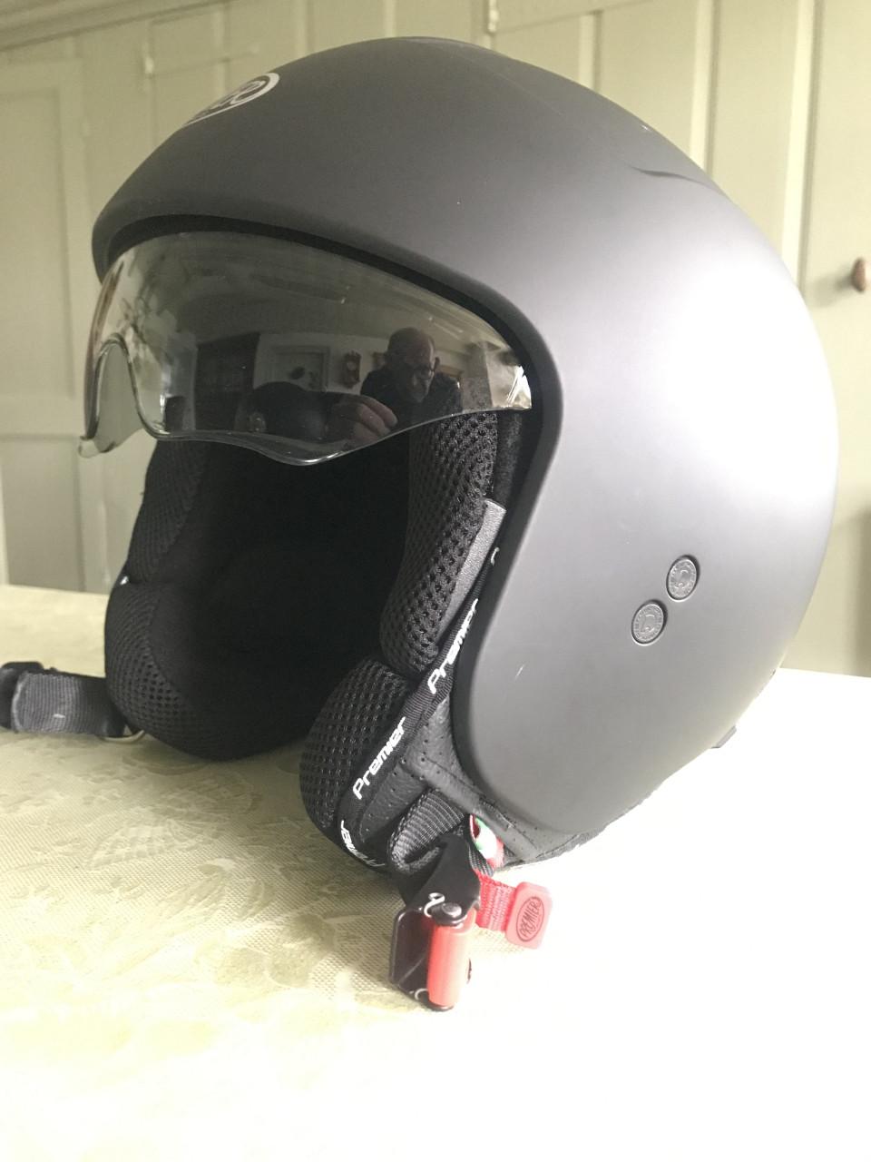 Grand Canyon Douglas Wax Heren motor jas maat L en 2 motorhelmen