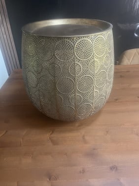 Riverdale bijzettafeltje goudkleurig
