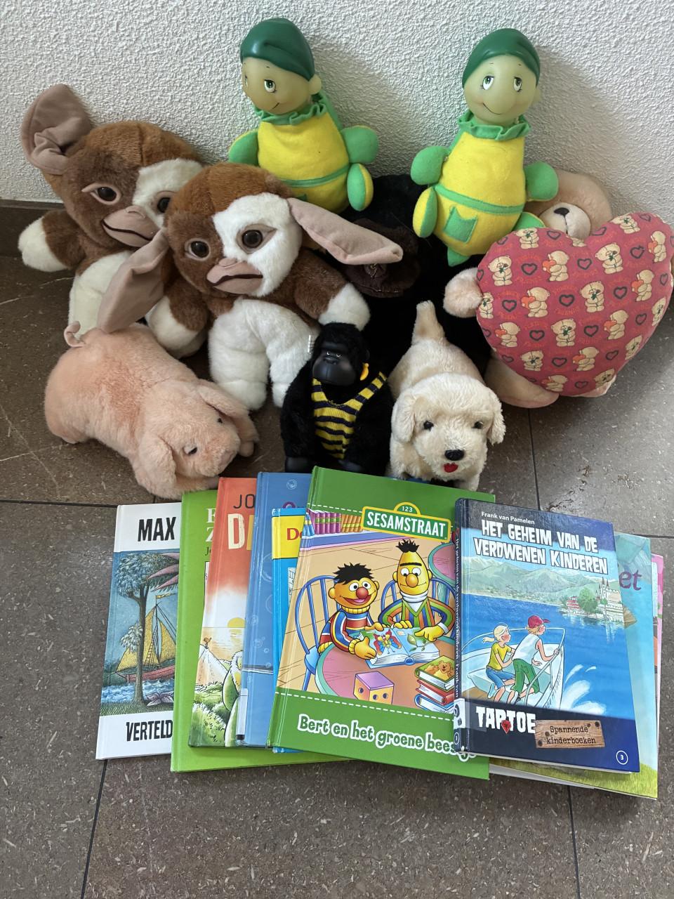 Knuffels en boeken
