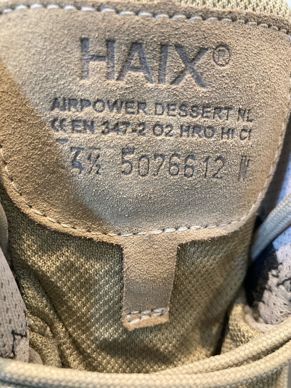 Nieuwe Haix Airpower dessert schoenen maat 37