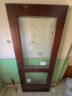 Hardhout voordeuren met glas