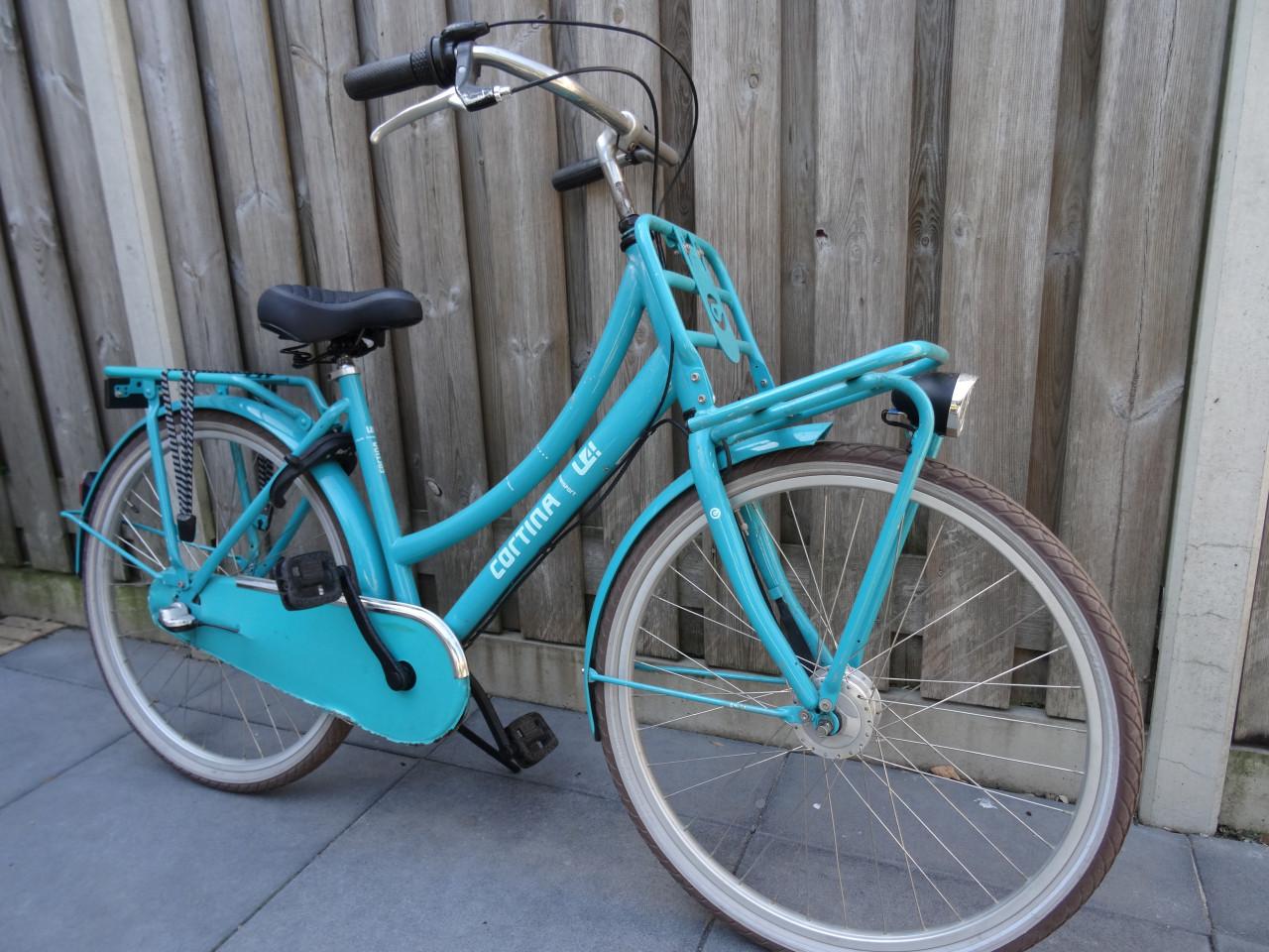 🚲 Cortina U4 Meisjesfiets 26” – Blauw | Luxe 💙