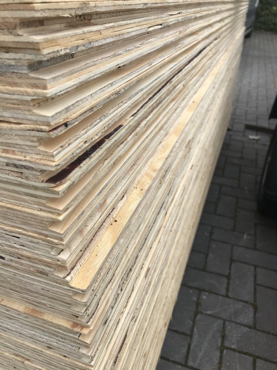 Nieuwe Underlayment platen 18mm mes en groef