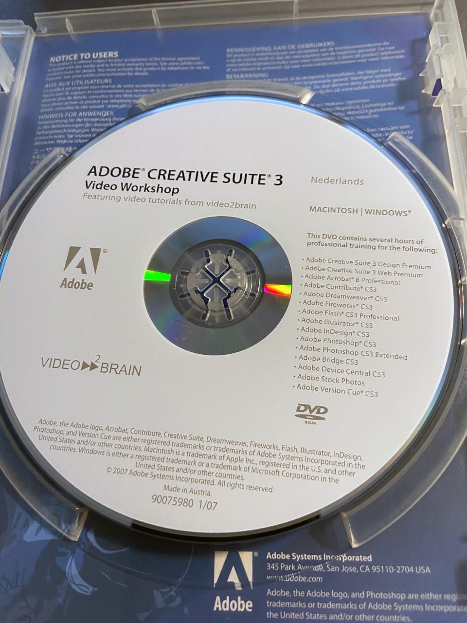 Originele Adobe fotobewerking software