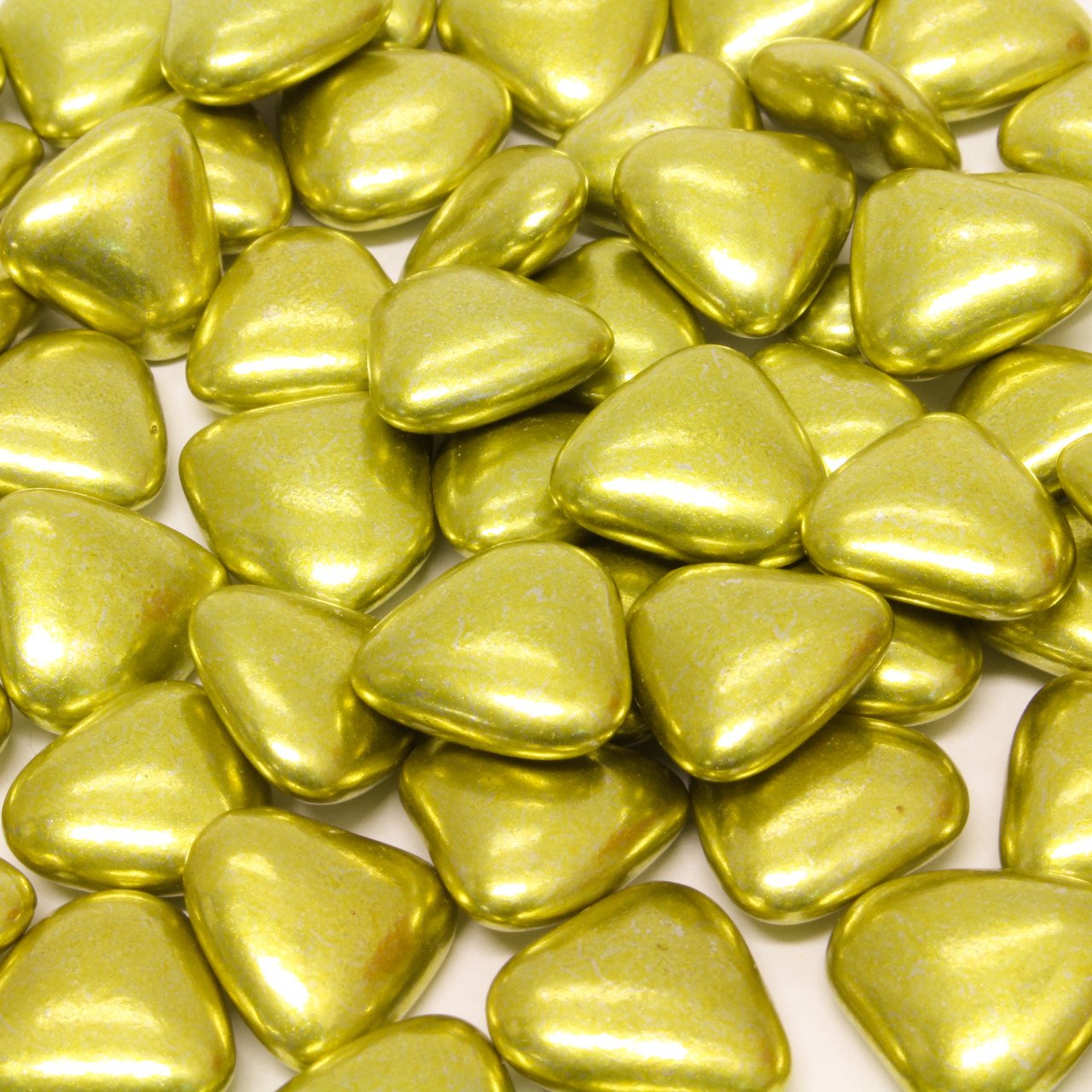 Snoephartjes zilver en goud en heel veel kleuren