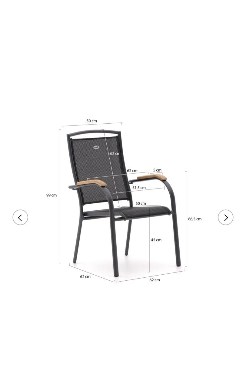 Hartman tuinstoelen 4x