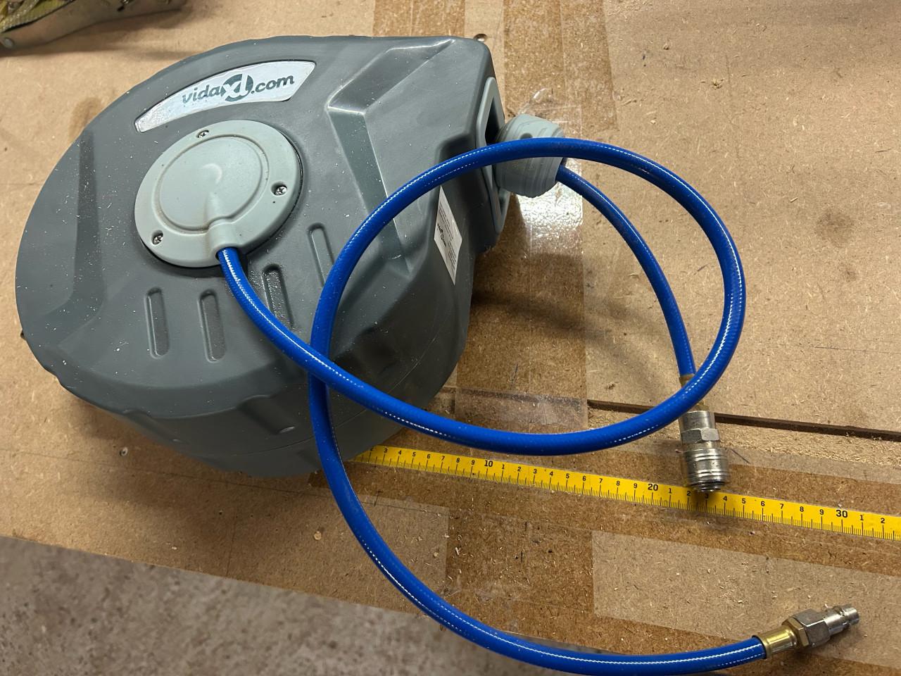 Luchtslang haspel 12mtr