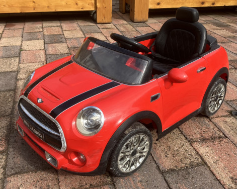 Mini Cooper kinderauto Voor 18Volt LXT Makita accu’s