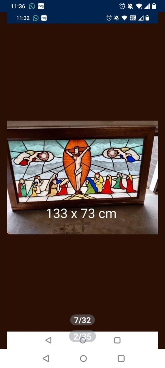 Voorzetranen glas in lood