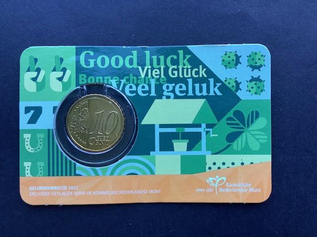 Coincard Geluksdubbeltje 2021.