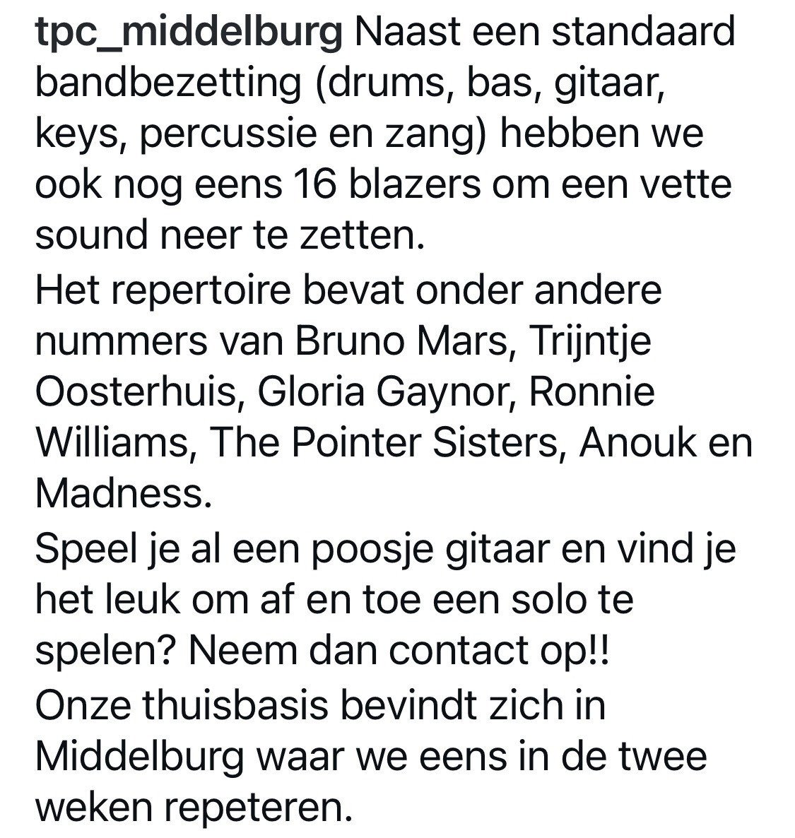 Gitarist gezocht!