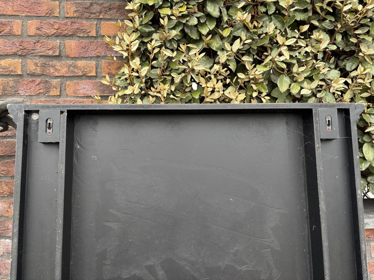 Brocante wandpaneel met nieuwe spiegel