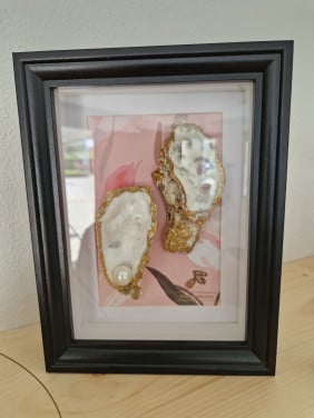 Lijstje met oester