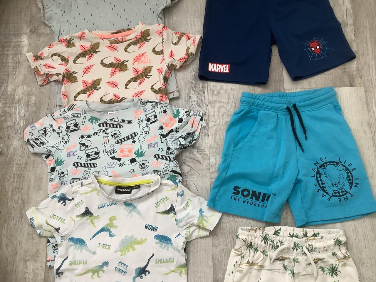 Kledingpakket jongens, maat 110/116 - 7 stuks