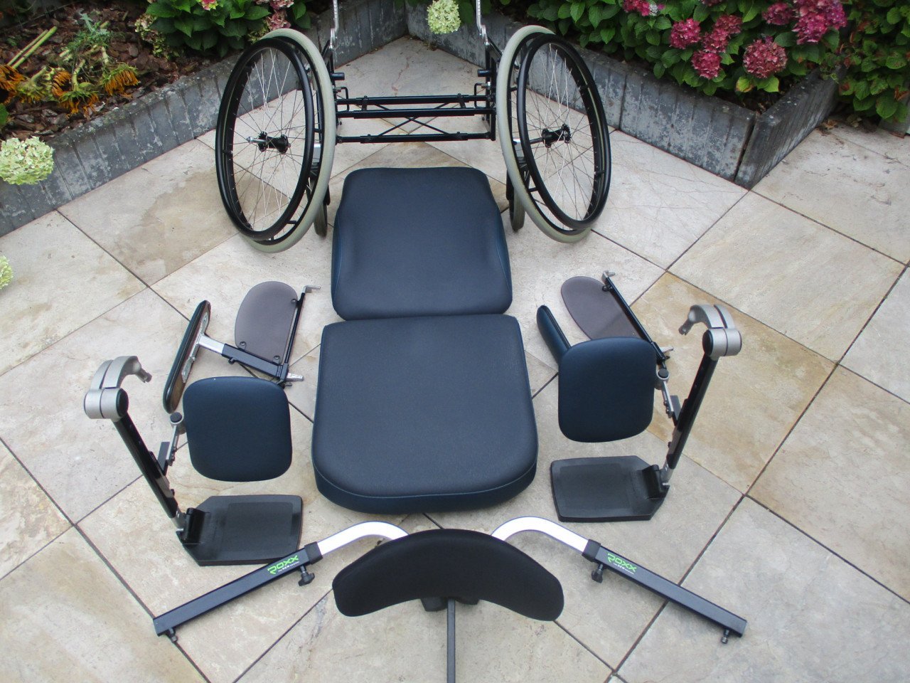 Zgan Roxx rolstoel van Life & Mobility , geheel demontabel