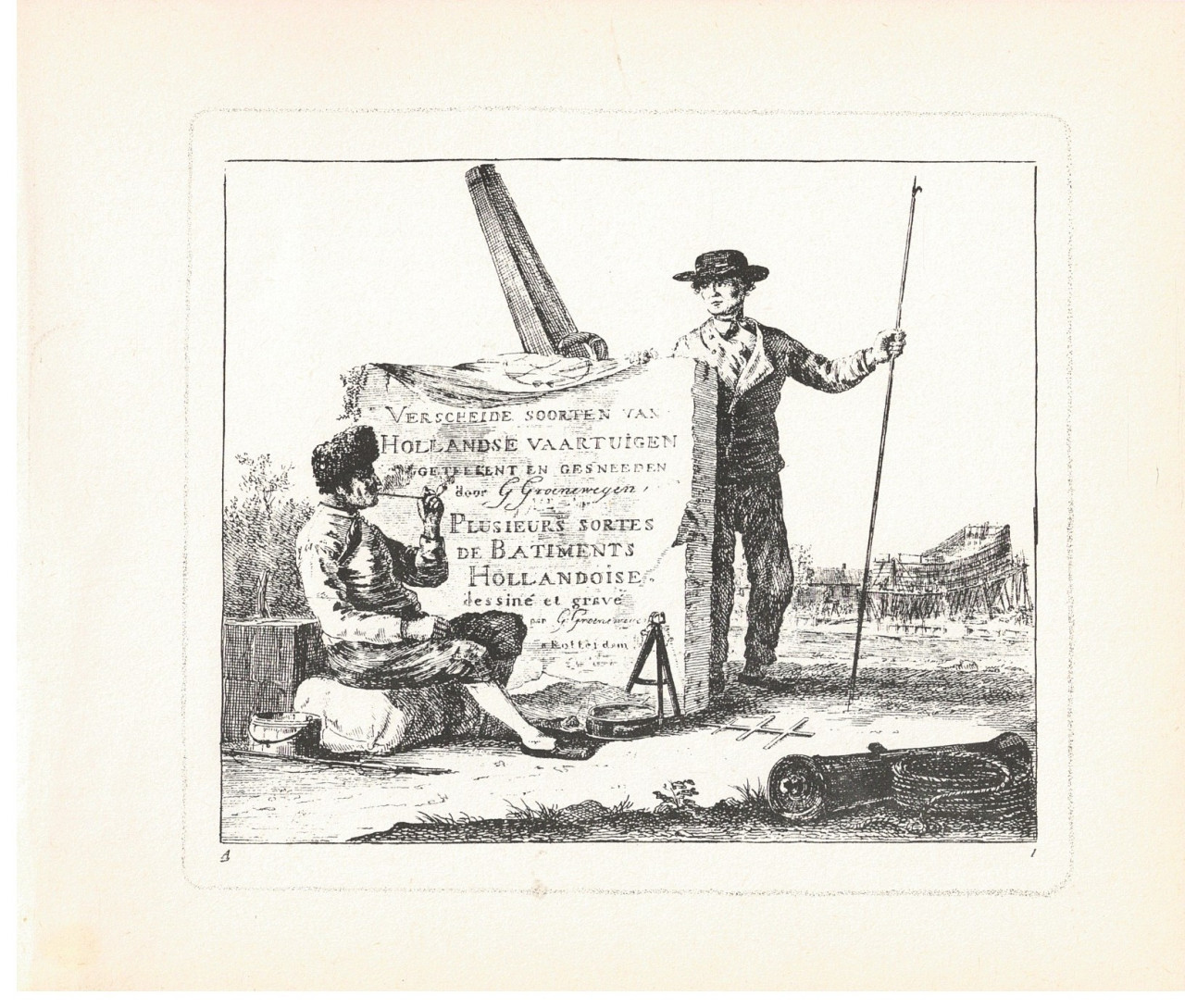 Verzameling van 84 stuks Hollandse schepen (1789)